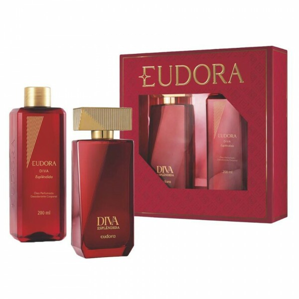 EUDORA KIT DIVA ESPLENDIDA DEO COL 100ML+OLEO CORPO 200ML