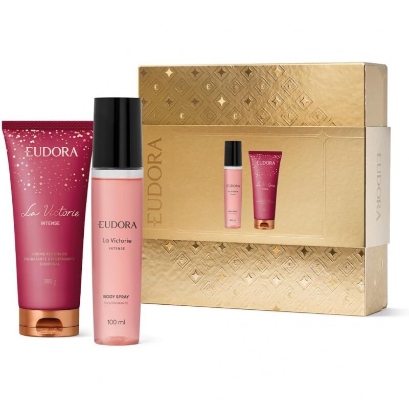 EUDORA KIT LA VICTORIE BODY SPRAY 100ML+CR HIDRAT CORPO 200G EUDORA KIT LA VICTORIE BODY SPRAY 100ML+CR HIDRAT CORPO 200G