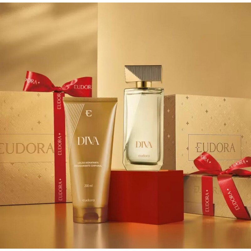 EUDORA KIT DIVA DEO COL 100ML+LOC DESOD CORPO DIVA 200ML