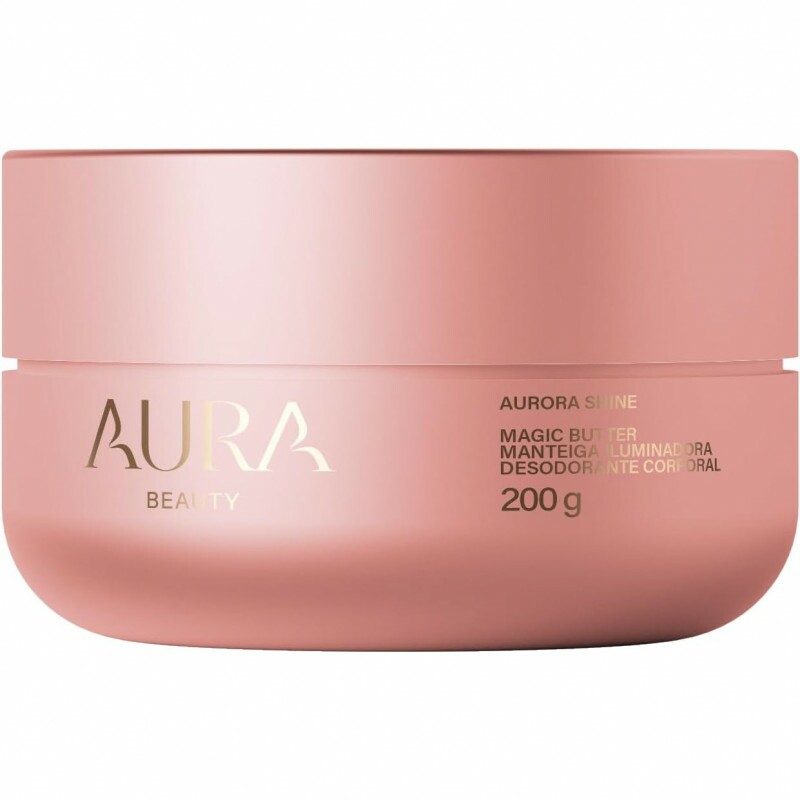 AURA MANTEIGA ILUM CORPO AURORA SHINE 200G AURA MANTEIGA ILUM CORPO AURORA SHINE 200G
