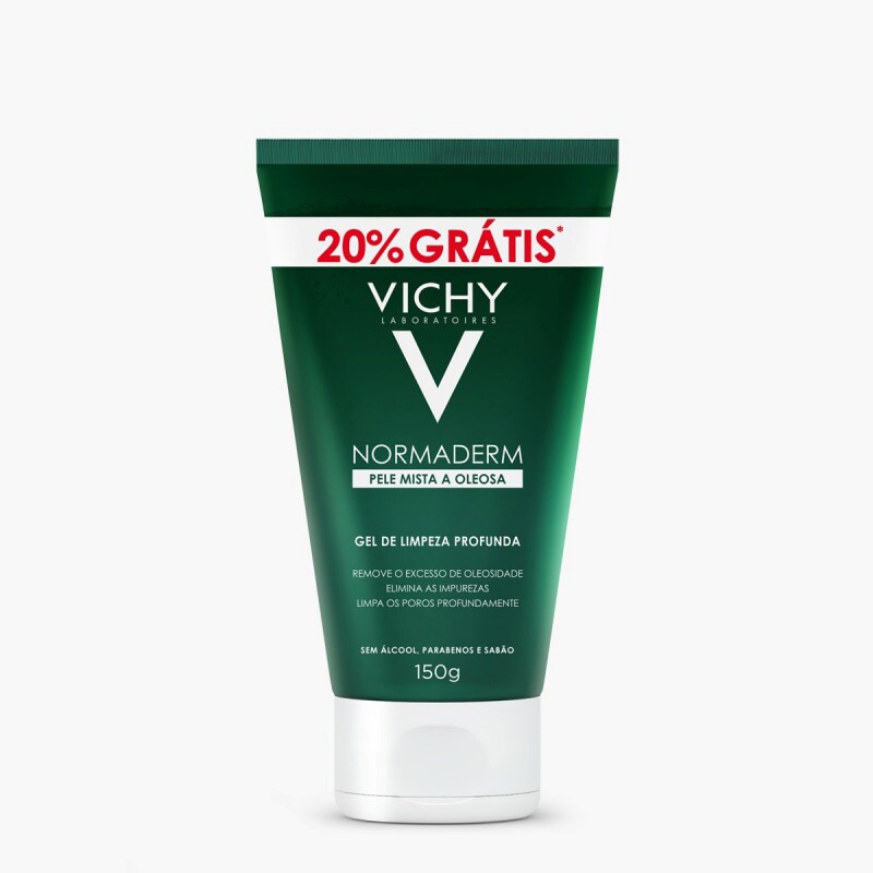 NORMADERM GEL DE LIMPEZA PROFUNDA VICHY 150G 20% GRÁTIS