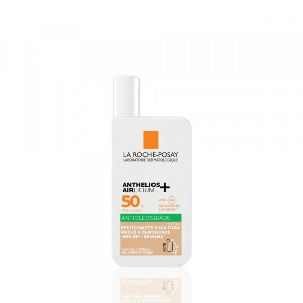ANTHELIOS AIRLICIUM+ FLUIDO PROTETOR FACIAL ANTIOLEOSIDADE FPS50 COR 2.0 40ML