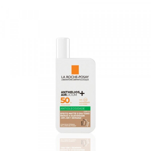 ANTHELIOS AIRLICIUM+ FLUIDO PROTETOR FACIAL ANTIOLEOSIDADE FPS50 COR 4.0 40ML