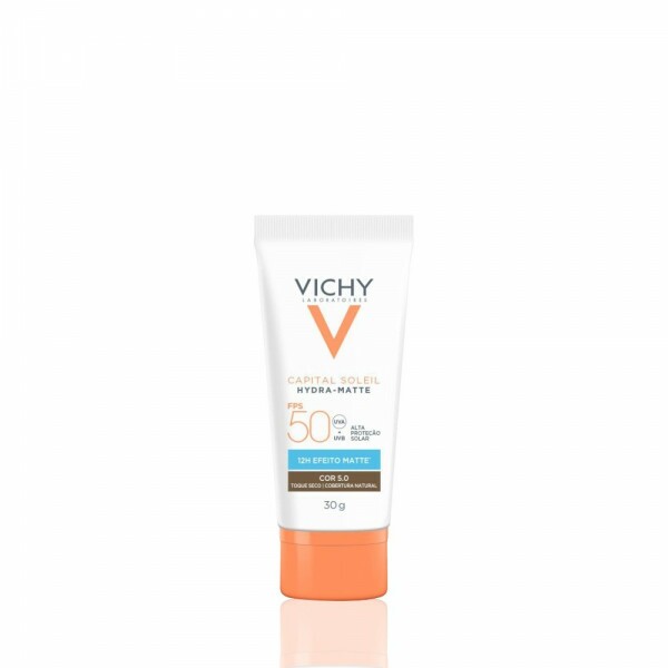 CAPITAL SOLEIL HYDRAMATTE 5.0 FPS50 VICHY 30G