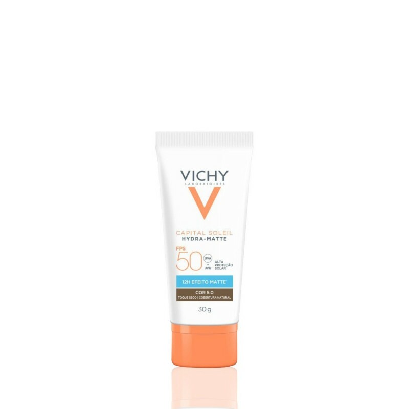 CAPITAL SOLEIL HYDRAMATTE 5.0 FPS50 VICHY 30G